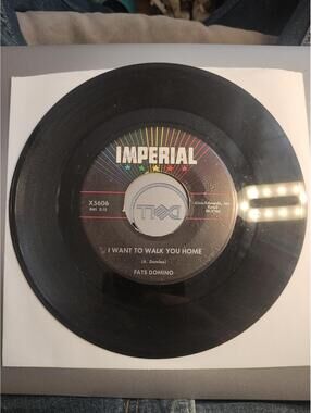 Fats Domino -  I want to walk you home  -vintage 45 NM